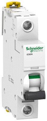 Выключатель автоматический iC60N 1А 1П однополюсный C 6кА AC (перемен.) (A9F74101) Schneider Electric