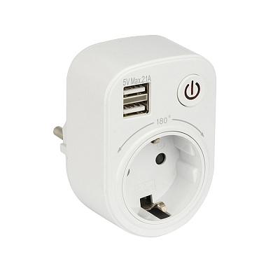 Розеточный блок с USB PROxima SB-01 EKF