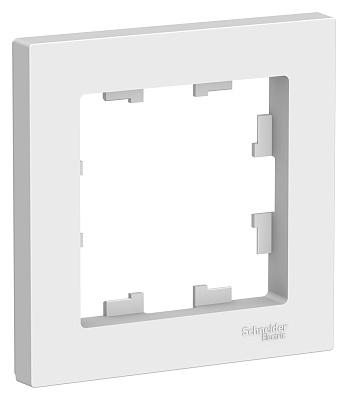 Рамка на 1 пост, белая, Schneider Electric (ATN000101)