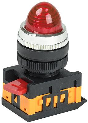 Лампа сигнальная AL-22, красная (для крепления на панель), IEK (BLS20-AL-K04)