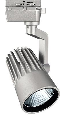 Прожектор светодиодный трековый PTR 0130-2 30Вт 24° GR серый, Jazzway (5023741)