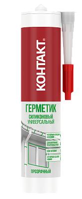 ИНС Герметик КОНТАКТ силиконовый универсальный прозрачный 280мл 24496
