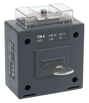 Измерительный трансформатор тока 200/5 ТТИ-А, с шиной, 5 ВА, IEK (ITT10-2-05-0200)