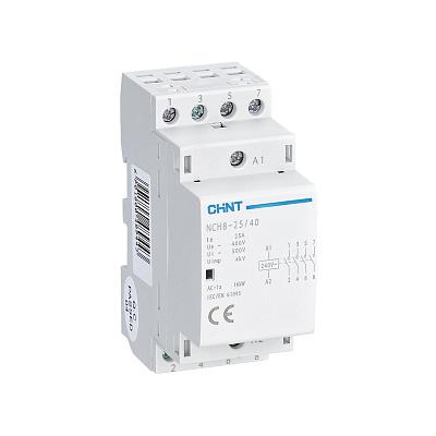 Контактор модульный NCH8-25/40, 25A, 4НО, CHINT (256090)