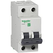 Автоматический выключатель Schneider Electric EASY9 C10, 10А, двухполюсный, 4.5кА (EZ9F34210)