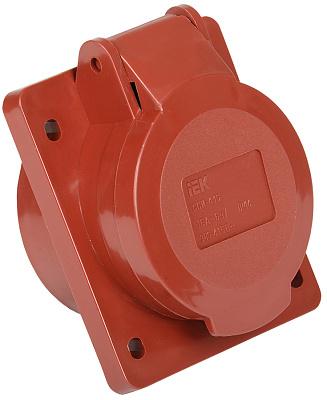 Розетка кабельная силовая 415 щитовая 3Р+РЕ+N 16А 380В IP44 IEK (PSR42-016-5)