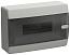 Корпус пластиковый ЩРН-П-12 IP41 черная прозрачная дверь UNION Compact UIC-KP12-N-12-41-K01 IEK