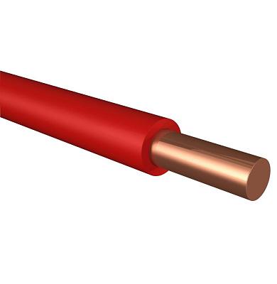 Провод ПуВнг(A)-LS 1х2,5 красный Алюр (10м), кусок продается целиком
