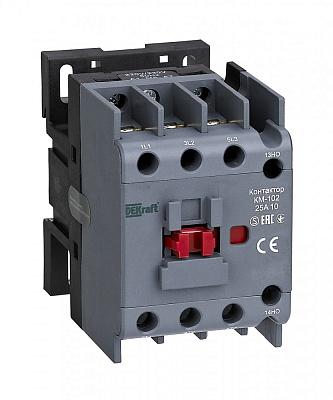 Контактор КМ-102, 25А, 230В, 1НО, DEKraft 22004DEK SE