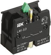 Блок контактный 1-замыкающийся для серии LAY5, IEK (BDK21)