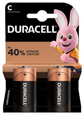 Батарейка C/LR14 BP2 Plus, Duracell (8907)