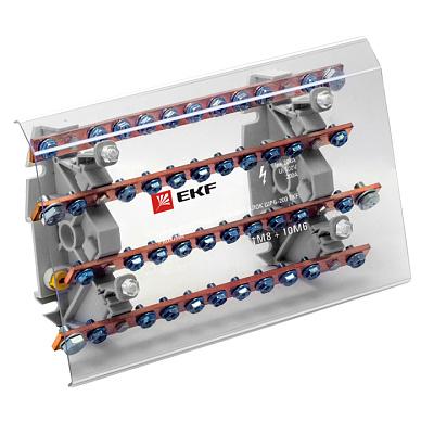Шинный распределительный блок ШРБ-200 (plc-shrb-200) EKF PROxima /уп.1 шт./