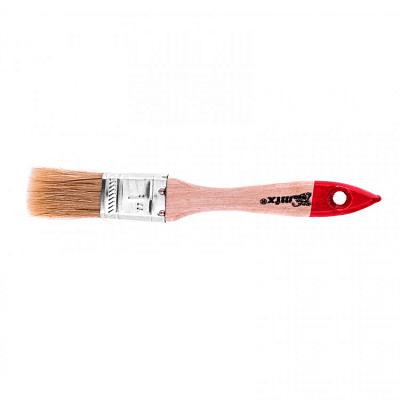 Кисть плоская "Стандарт" 1" (25 мм), натуральная щетина, деревянная ручка MTX 82520