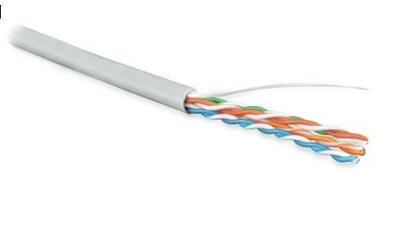Кабель витая пара, неэкранированная U/UTP, категория 5e, 4х2х24AWG, Hyperline (41903)