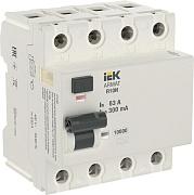 Выключатель дифференциального тока (УЗО) IEK ARMAT, 63 А, 300 мА, A, четырехполюсный, трехфазный (AR-R10N-4-063A300)
