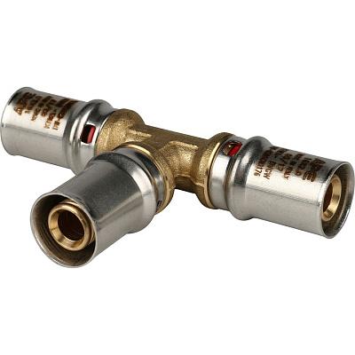 Тройник соединительный 16х16х16 под опрессовку, STOUT (SFP-0006-161616)