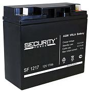 Аккумулятор 12В 17Ач  (срок службы до 3-5 лет) SF 1217 Security Force
