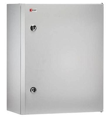 Щит с монтажной панелью EKF ЩМПг- 40.40.15, IP54 400х400х150 серый PROxima mb24-003