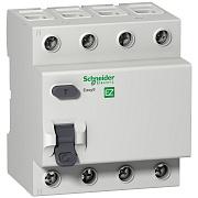 Выключатель дифференциального тока (УЗО) Schneider Electric Easy 9, 40А, 30 мА, AC, четырехполюсный, трехфазный (EZ9R34440)