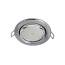 Светильник встраиваемый даунлайт DL Light GX53 H4 Хром без рефлектора с лампой LED 4,2W 4200К прозр TC5V42ELC ECOLA