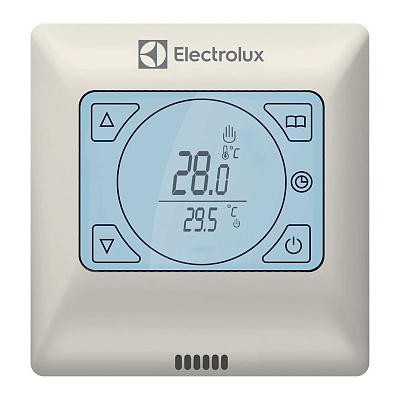 Терморегулятор (термостат) цифровой, для теплого пола, 16А, слоновая кость, Electrolux (ETT-16)