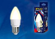 Светодиодная лампа Uniel 7Вт, LED-C37 7W/WW/E27/FR PLP01WH, Е14 (UL-00002414)