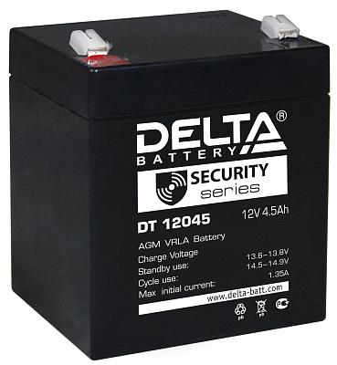Аккумулятор 12В 4,5Ач  (срок службы до 3-5 лет) DT 12045 DELTA