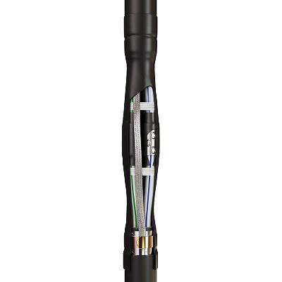 Муфта кабельная, соединительная 5ПСТ(б)нг-LS -1-Б 70/120 с броней, с болтовым соединителем КВТ(65590)