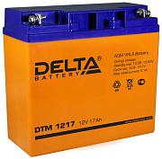 Аккумулятор 12В 17Ач, срок службы 6 лет, DELTA (DTM 1217)