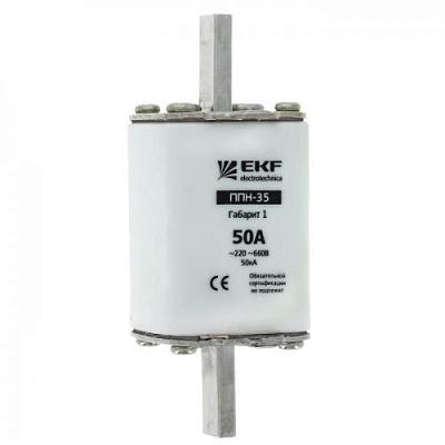 Предохранитель 125А габарит 1 ППН-35 250/125А, EKF (fus-35/250/125)