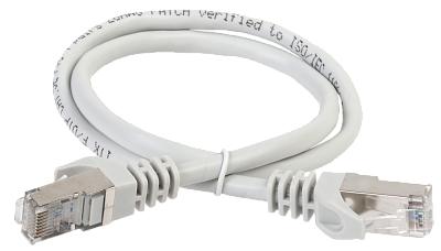 Патч-корд экранированный FTP RJ45, категория 6, 2м, ITK (PC01-C6F-2M)