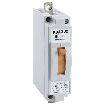 Автоматический выключатель ВА21, 5 А, однополюсные, КЭАЗ (100599)