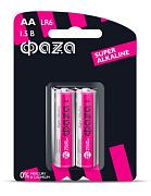 Батарейка "пальчиковая" АА (LR6), Super Alkaline BL-2, ФАZА (LR6SA-B2), продаются по 2шт