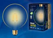 Светодиодная лампа Uniel 8Вт, LED-G125-8W/GOLDEN/E27 GLV21GO 680Лм 2200К (UL-00002358)