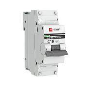 Автоматический выключатель EKF PROxima, C16, 16А, однополюсный, 10 кА (mcb47100-1-16C-pro)
