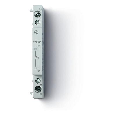 Модуль дополнительных контактов 1 NO + 1 NC 6А IP 20 , FINDER (02265)