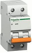 Автоматический выключатель Schneider Electric ВА63 Домовой C40, 40А, двухполюсный, 4.5кА (11217)