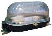 Светильник ПСх-60 НБП 02-60-030 У3, 60 Вт, пластмассовый корпус, черный, без металлической решетки