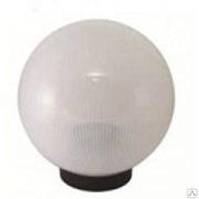 Светильник шар парковый НТУ 01-60-251, ПММА, диаметр 250мм, с основанием, Е27, молочно-белый (В-07388)