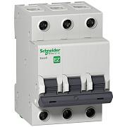 Автоматический выключатель Schneider Electric EASY9 C63, 63А, трехполюсный, 4.5кА (EZ9F34363)