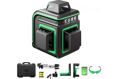 Уровень лазерный Cube 3-360 Ultimate Edition, зеленый, ADA (А00569)