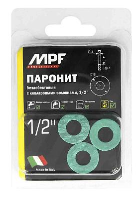 Прокладка 1/2" MPF безасбестовая, паронит, МастерПроф (ИС.131191)