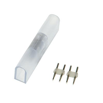Соединитель для NEON прямой 220В, UTC-K-12-N21, CLEAR 010 POLYBAG, прозрачный, Uniel (UL-00007238)