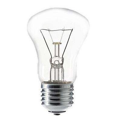 Лампа накаливания Калашниково 25Вт, E27, биспиральная, прозрачная (8101101)