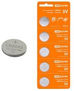 Батарейка "таблетка" CR2032, Lithium 3V BP-5, TDM (SQ1702-0029), продаются по 5шт