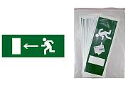 Знак "Направление к эвакуационному выходу налево", 350х124мм, для ССА, TDM (SQ0817-0065)
