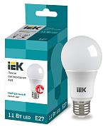 Светодиодная лампа IEK 11Вт, ECO A60 E27 (LLE-A60-11-230-40-E27)