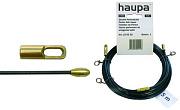 Пруток перлоновый 3 мм для протяжки кабеля, черный, 20м, Haupa (150226)