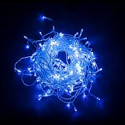 Гирлянда (электрогирлянда) уличная, занавес, 3х3+3м, 480 LED, синий свет, Feron (41628)
