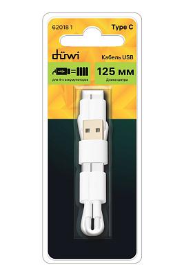 Кабель USB Type-C для единовременной зарядки 4 аккумуляторов, DUWI (62018 1)